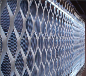 Powder Coated Aluminum Expanded Metal Mesh for Facade and Curtain Wall Applications