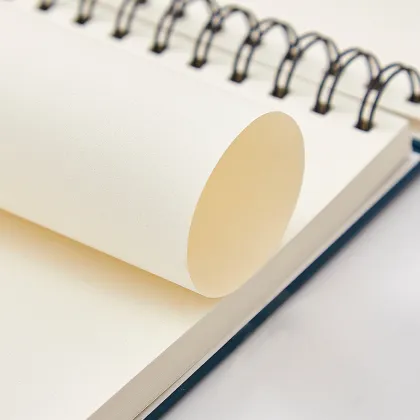 Paper hardcover twin ring sketchbook notebook