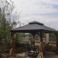 Polycarbonate Gazebo 12x16ft Aluminum Hardtop Gazebo