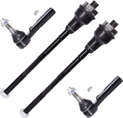 4Pcs Tie Rod Ends Replacement for Chevy GMC Models 2001-2010