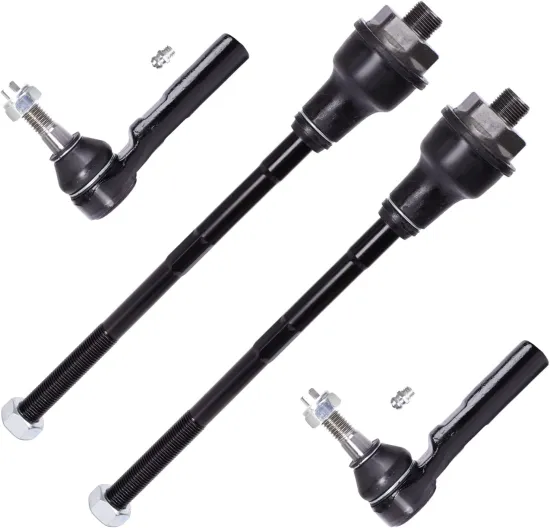 4Pcs Tie Rod Ends Replacement for Chevy GMC Models 2001-2010