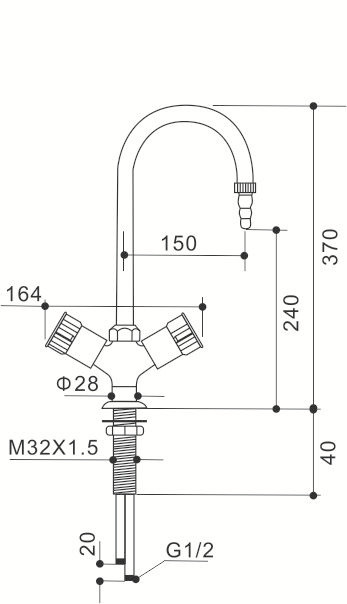 Mixer Faucet Laboratory Equipment