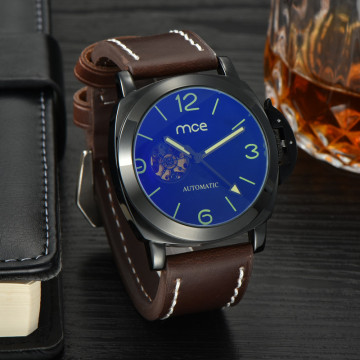 MCE Leather Mechanical Man Watches