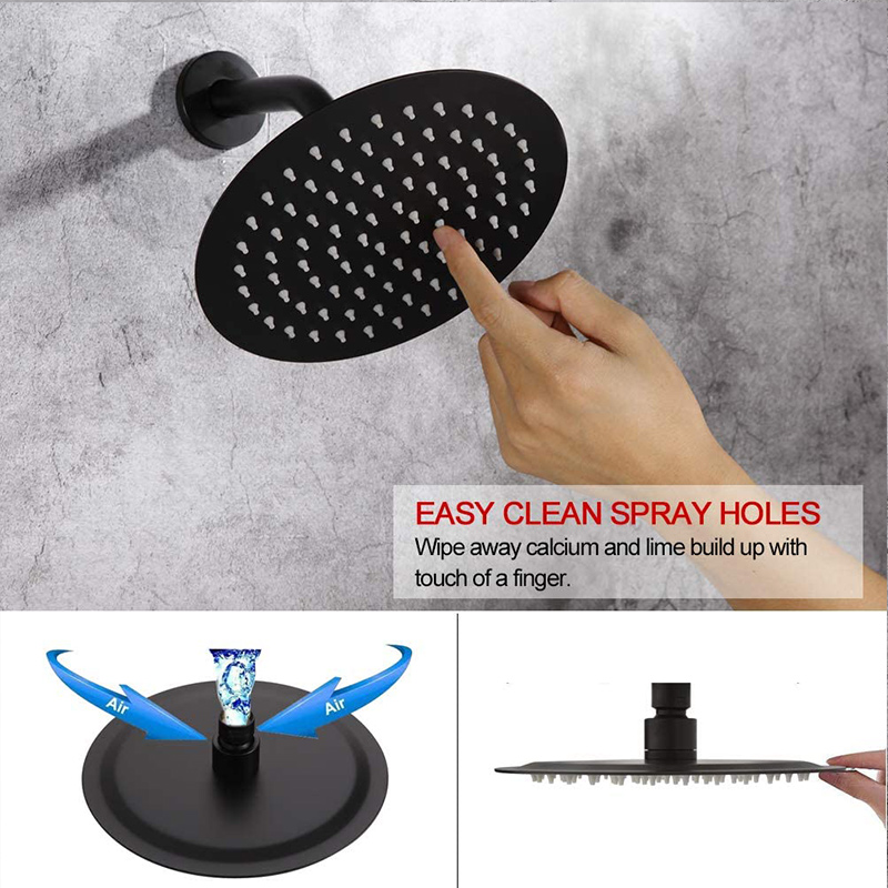 Tub Shower Head and 3 Handle Bath Shower