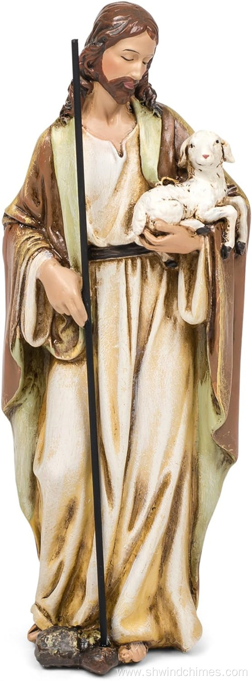 25 H Good Shepherd Statue