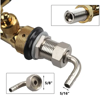 Stainless Core Kegerator Tap - No Leak, No Drip, No Stick Beer Faucet