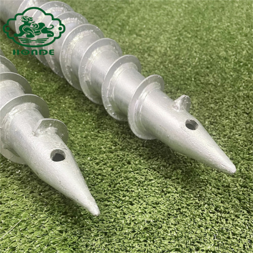 Hot Dipped Helical Galvanization Ground Screw Piles