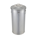 30 Liter Galvanized Tin Waste Bin with Lid