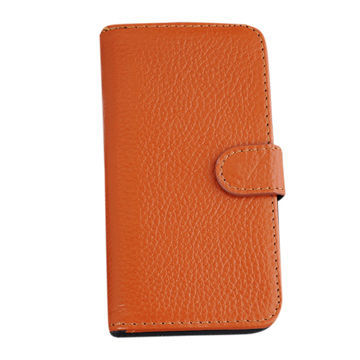 Real leather card holder case for iPhone 5