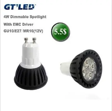 4w dimmable gu10 mr16 spotlight,dimmable spotlight,