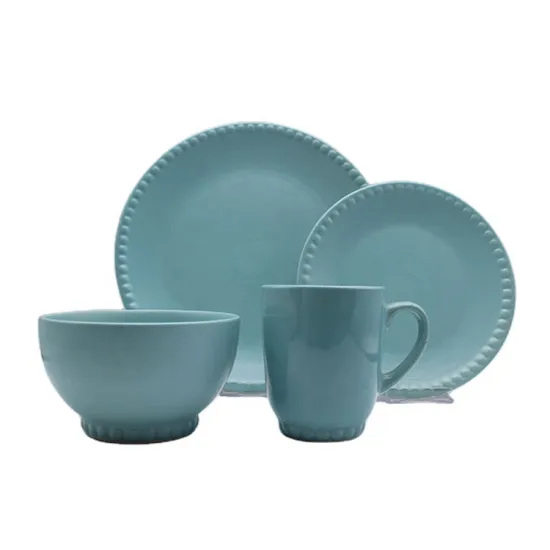 Embossed Stoneware Tableware New Nordic Unique