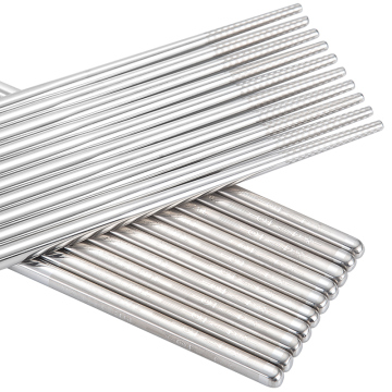2024 Maxcook High Quality Stainless Steel 316L Chopstick Set with Non-Slip Design