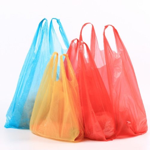 Extra Large Heavy Duty Poly Plastic Garbage Packaging Carrier Bag Thank You Shopping T-Shirt Bag