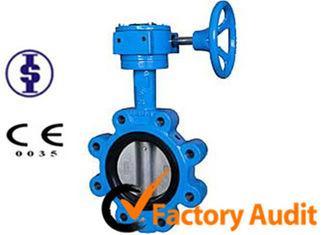 Double Eccentric Gear Operated Butterfly Valve JIS With Pne