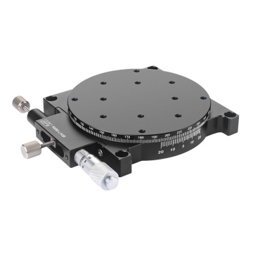 Etapă rotativă manuală din aliaj de aluminiu de înaltă precizie 100 mm