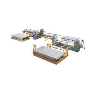 Sierra de panel de mesa deslizante de corte de doble extremo automático tablero de partículas