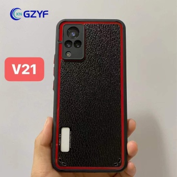 Shockproof Leather Texture Silicone Case for Various VIVO Models