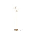 White glass ball floor lamp
