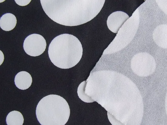 polyester spandex jersey printed