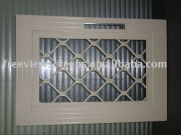 Security door with Aluminium grille