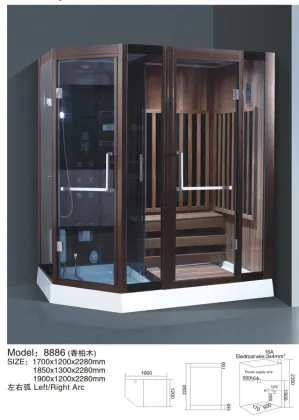 Sauna Shower and Sauna Combos