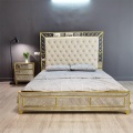 Dubai Luxury Modern Hotel Bedroom Furniture Mirored Lise