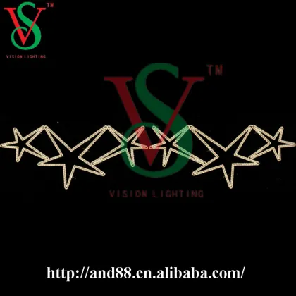 LED Christmas Motif Cross Street Light with Fancy Motif Light Decoration Street Motif Light