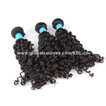 Guangzhou Brazilian curly black clip in hair extensions
