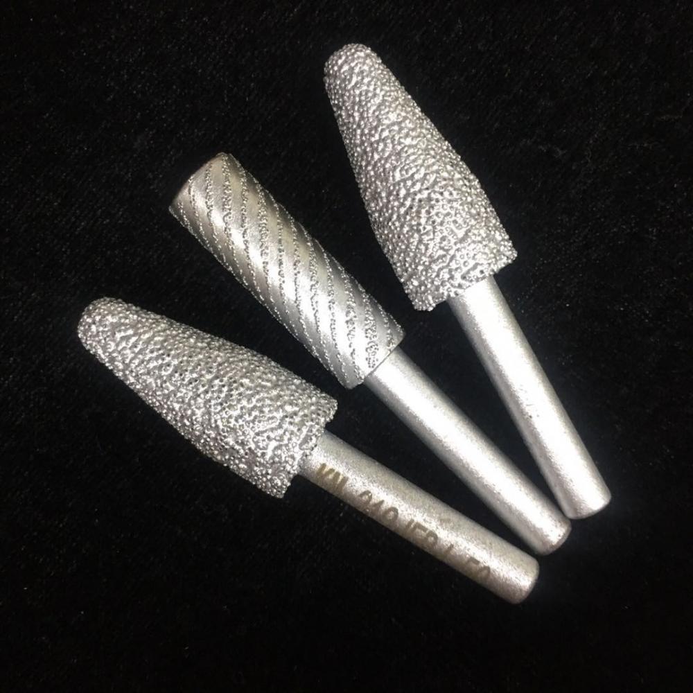 Brazed Diamond Grinding Bit with 1/4