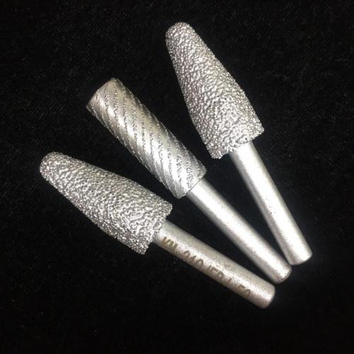 Polishing Mounted Point Brazed Diamond Grinding Bit with 1/4