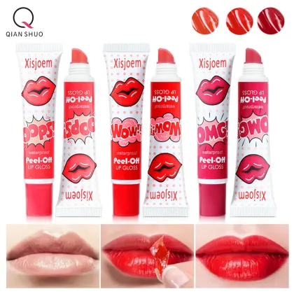 Waterproof Tearable Lip Gloss Offers Multiple Color Options