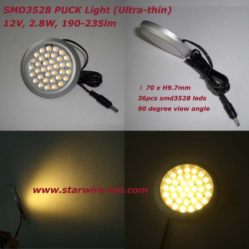 Ultra-Thin SMD LED Puck Light / LED Bulb