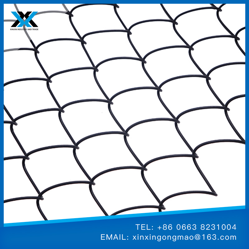 Pvc coated galvanized diamond wire mesh