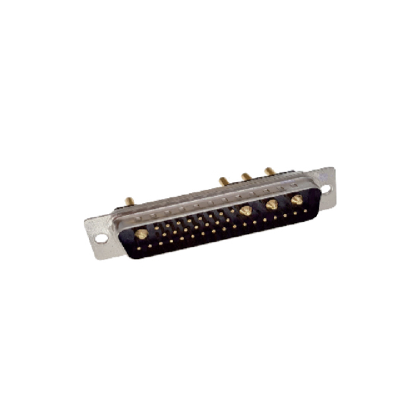 36W4 Male Solder-Type D-Sub Connector 180-1