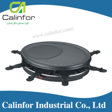 6-person industrial electric raclette grill indoor grills
