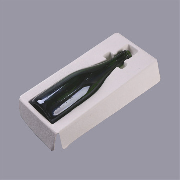 Umweltfreundliche geformte Papierpulpe Champagnerverpackungsschale