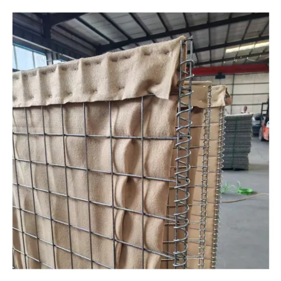 Easily Assembled Portable Blast Wall and Flood Gabion Barrier