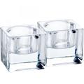 Clear Glass Tealight Candle Holders For Bathroom