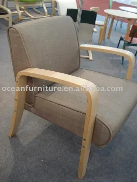 wooden armchair