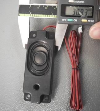Fullrange-Musik 33 * 70 * 16 mm 8 Ohm 3 W Mini-Lautsprecherbox