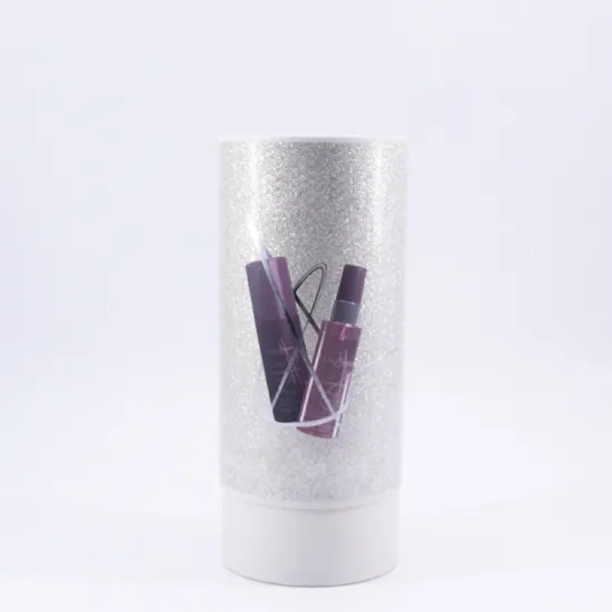 Elegant Round Paper Cosmetic Tube for Gift Packaging