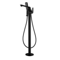 Robinet de bain debout noir