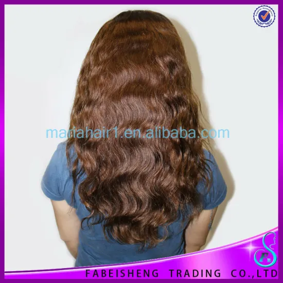 Wholesale human hair 130% density full lace wig for black women