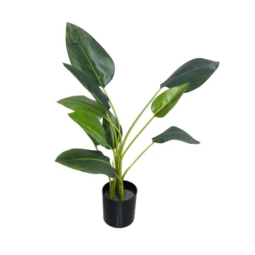 Linwoo Artificial Banana Tree with Realistic Leaves for Decoration