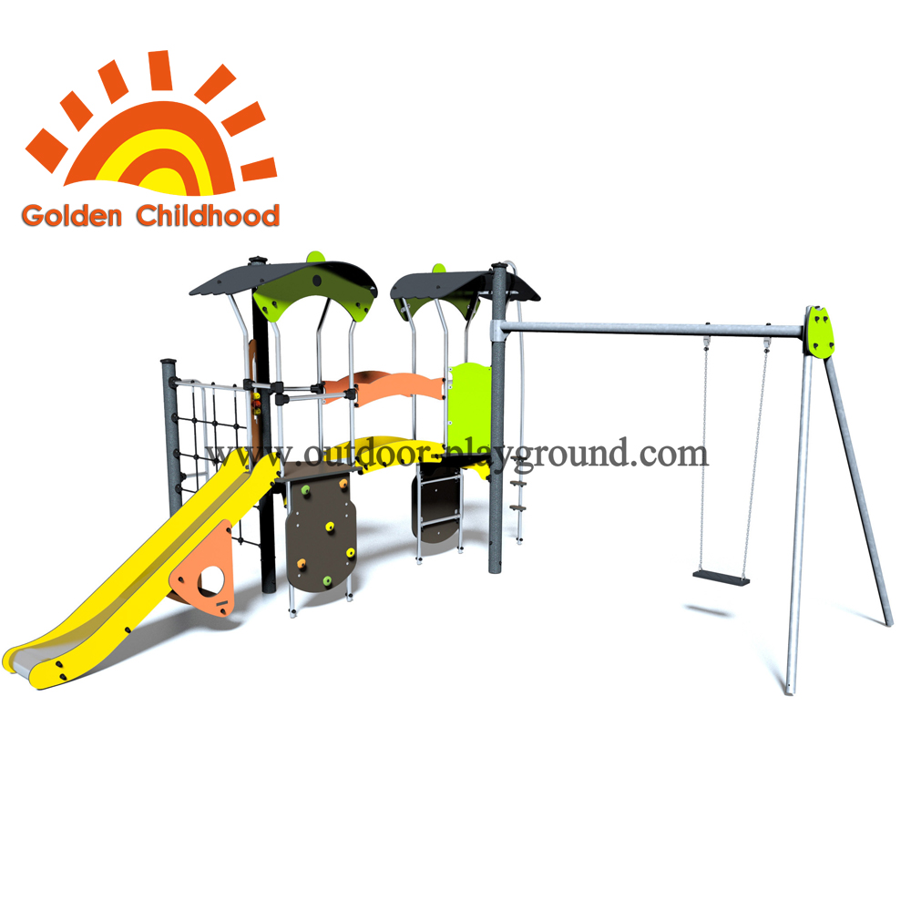 Climbing tree sphere playground ladder