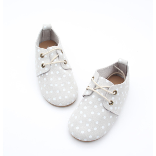 Zapatos Oxford para niños Zapatilla de goma de cuero