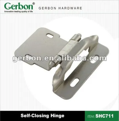 Self-closing hardware hinge