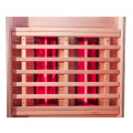 Sauna para uso doméstico de 3 personas de madera de cedro rojo lejano sauna infrarroja