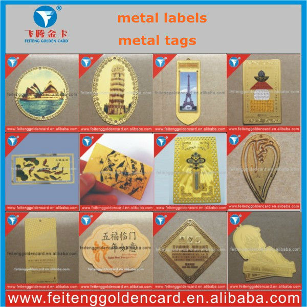 metal labels&metal tags_