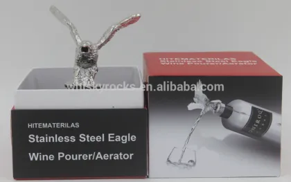 Zinc alloy eagle wine poure